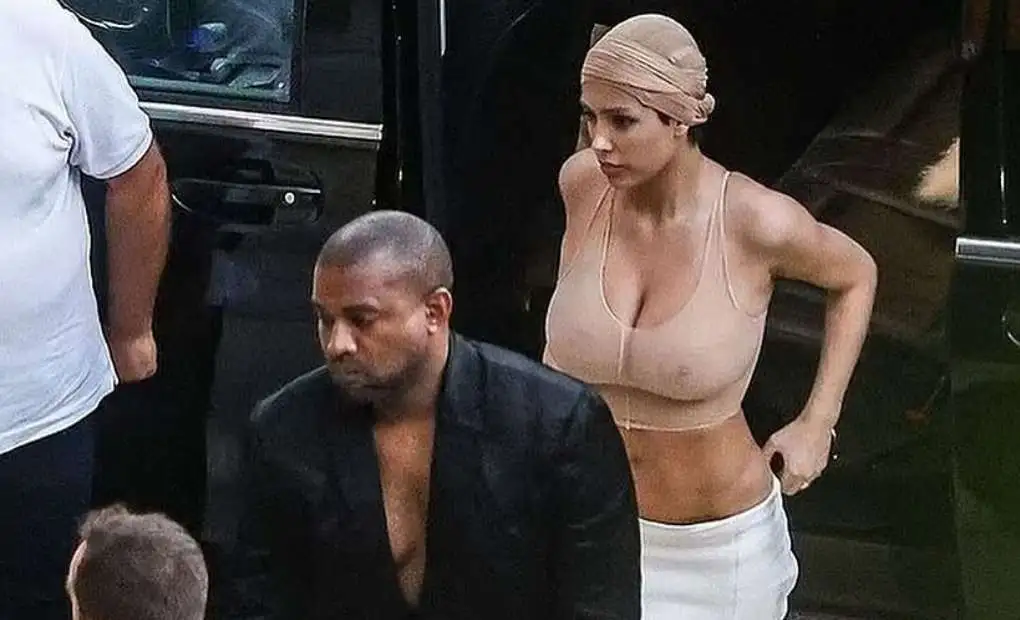 Kanye West and Bianca Censori